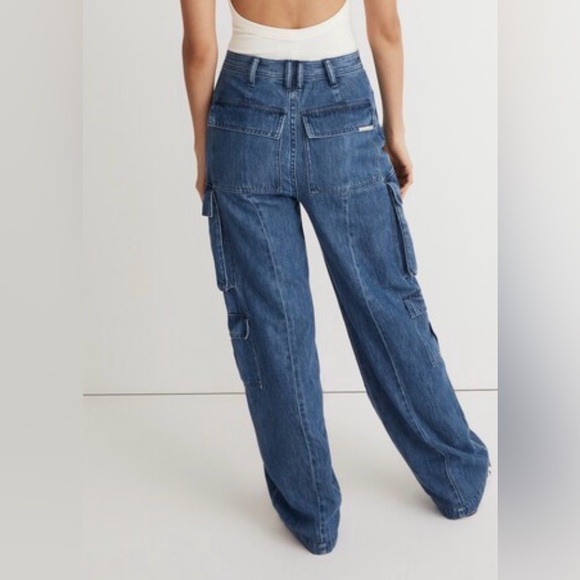Madewell x Molly Dickson Collab Cargo Denim Jeans - Picture 5 of 13
